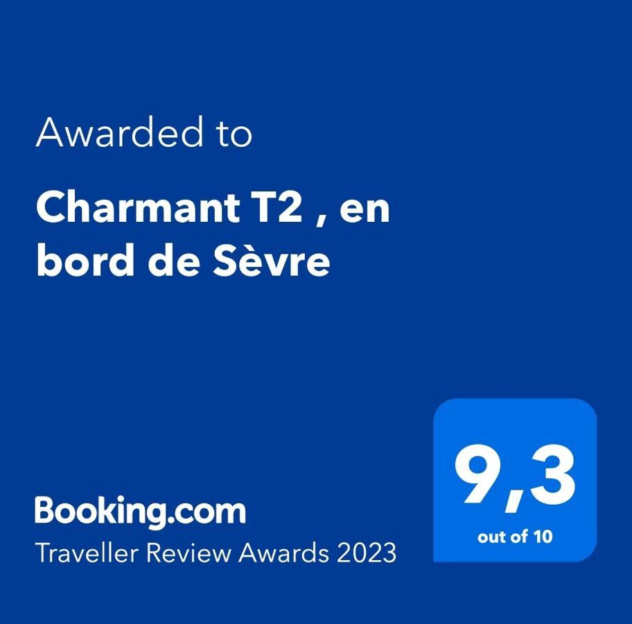 Charmant T2 , en bord de Sèvre Vertou Extérieur photo