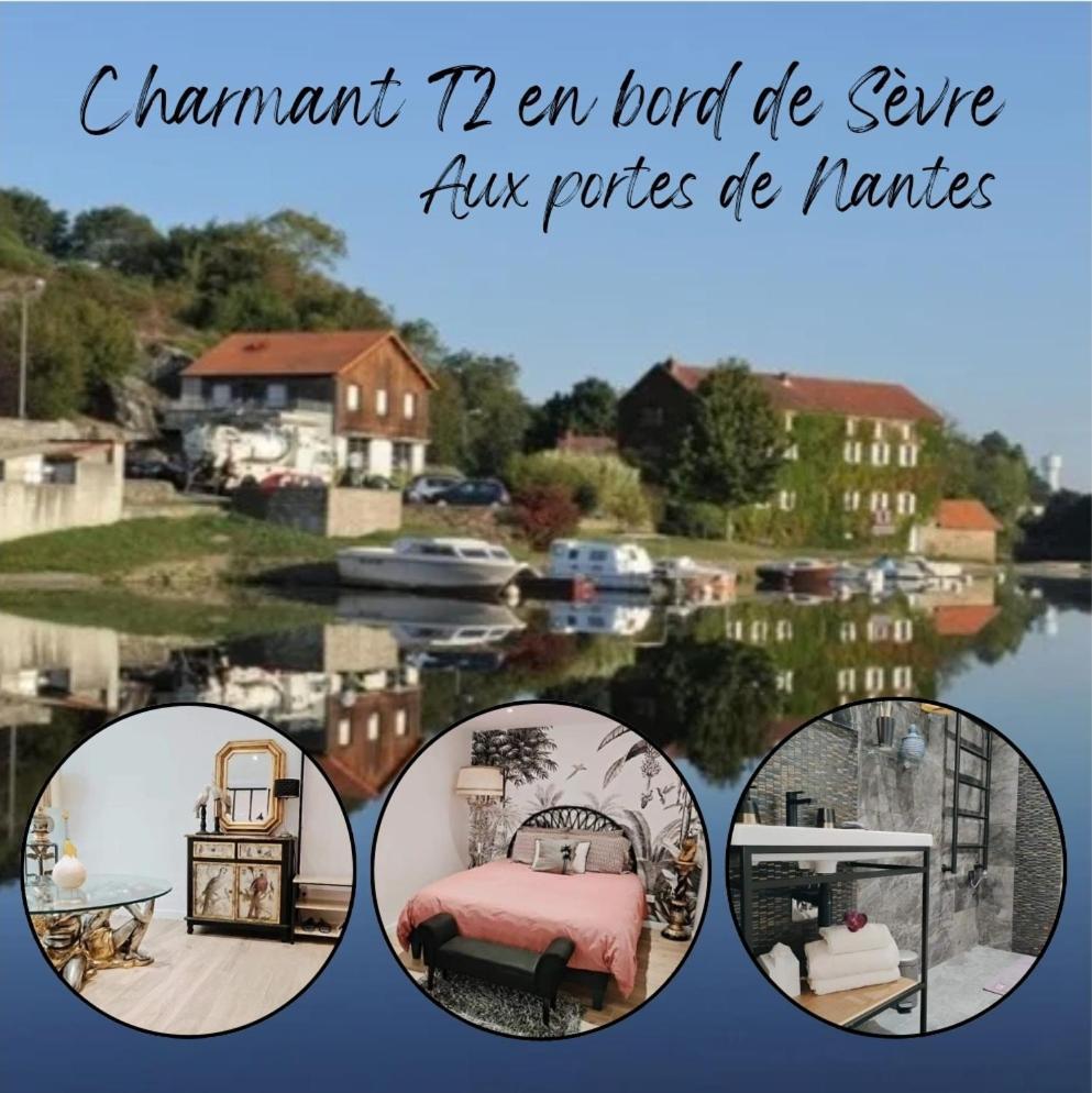 Charmant T2 , en bord de Sèvre Vertou Extérieur photo