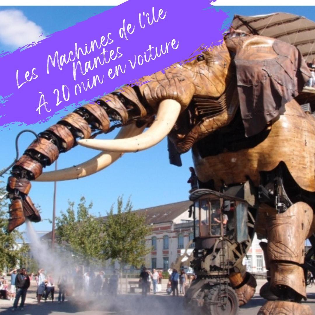 Charmant T2 , en bord de Sèvre Vertou Extérieur photo