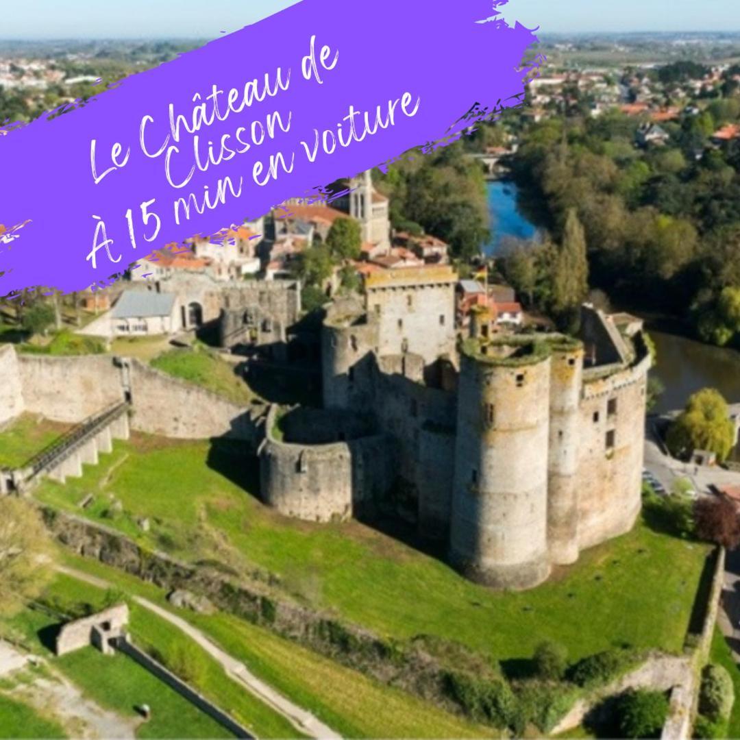 Charmant T2 , en bord de Sèvre Vertou Extérieur photo